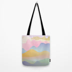 Morning glow Ombre landscape  Tote Bag Gallery Image 2