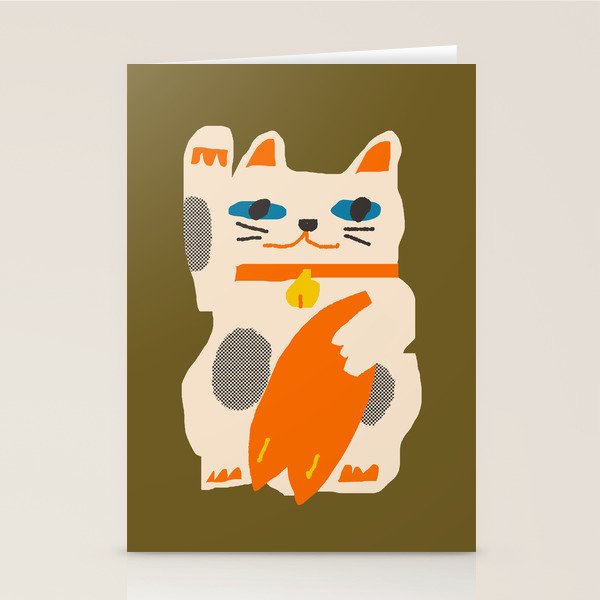 Catch the Lucky Wave 01 Stationery Card Gallery Image 2