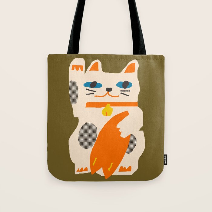 Catch the Lucky Wave 01 Tote Bag Gallery Image 1