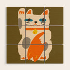 Catch the Lucky Wave 01 Wood Wall Art Gallery Image 1