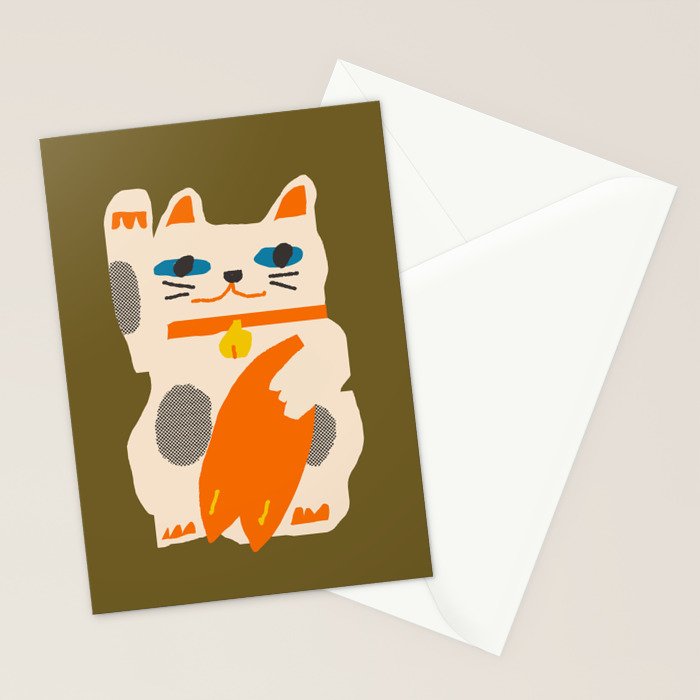 Catch the Lucky Wave 01 Stationery Card Gallery Image 2
