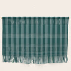 Dark Teal Thin Vertical Stripes Wall Hanging Gallery Image 1