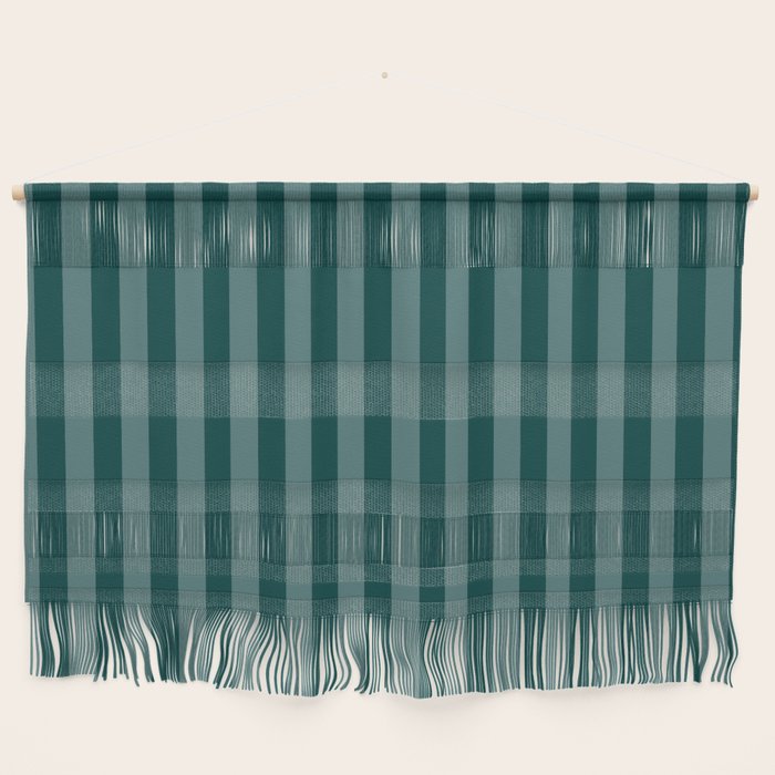 Dark Teal Thin Vertical Stripes Wall Hanging Gallery Image 1