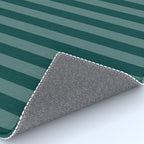 Dark Teal Thin Vertical Stripes Rug Gallery Image 4