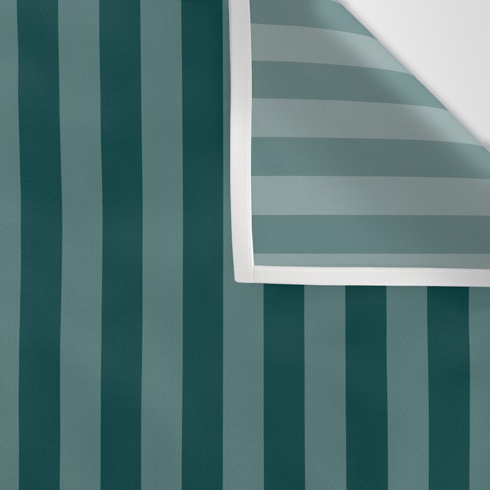 Dark Teal Thin Vertical Stripes Wall Tapestry Gallery Image 3