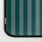 Dark Teal Thin Vertical Stripes Laptop Sleeve Gallery Image 3