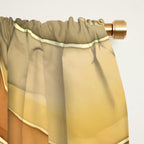 Landscape of Oceanic Rhythm Window Curtain Gallery Image 2