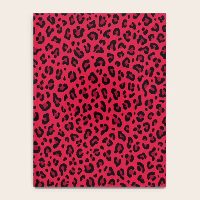 RED LEOPARD PRINT â Cherry Red | Collection : Punk Rock Animal Prints | Notebook Gallery Image 4