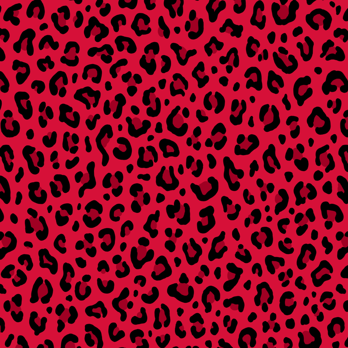RED LEOPARD PRINT â Cherry Red | Collection : Punk Rock Animal Prints | Coffee Mug Gallery Image 2