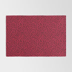 RED LEOPARD PRINT â Cherry Red | Collection : Punk Rock Animal Prints | Rug Gallery Image 2