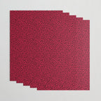 RED LEOPARD PRINT â Cherry Red | Collection : Punk Rock Animal Prints | Wrapping Paper Gallery Image 3