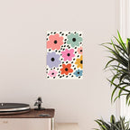 Retro Rainbow Daisy Poster Gallery Image 2