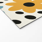 Retro Rainbow Daisy Welcome Mat Gallery Image 2