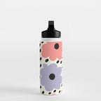Retro Rainbow Daisy Water Bottle Gallery Image 3