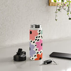 Retro Rainbow Daisy Water Bottle Gallery Image 4