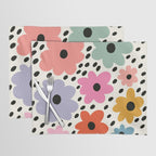 Retro Rainbow Daisy Placemat Gallery Image 1