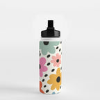 Retro Rainbow Daisy Water Bottle Gallery Image 2