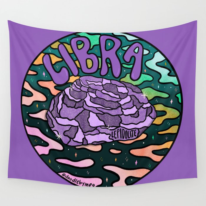 Libra Crystal Wall Tapestry Gallery Image 1