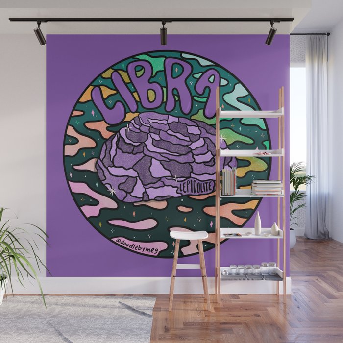 Libra Crystal Wall Mural Gallery Image 1