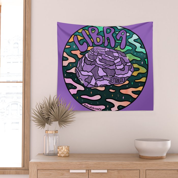 Libra Crystal Wall Tapestry Gallery Image 2