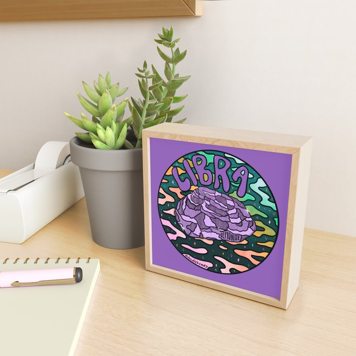 Libra Crystal Mini Art Print Gallery Image 2