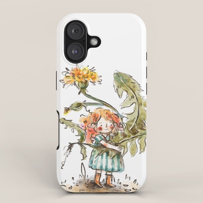 Dandelion Hunting - Flower Girl iPhone Case Gallery Image 1