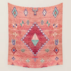 Heritage Moroccan Rug Style Design Wall Tapestry Gallery Image 4
