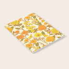 Yellow Vintage-Inspired 70s Floral Cottage Garden Notebook Gallery Image 2