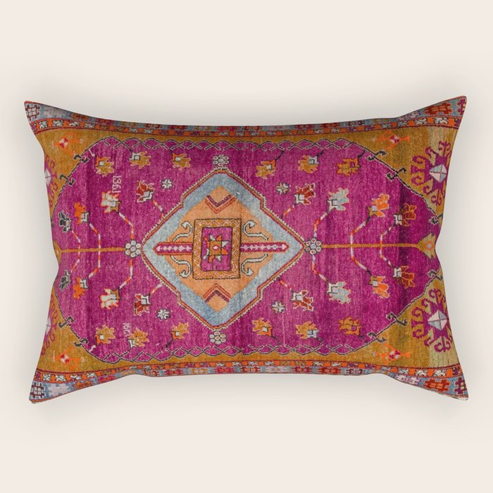 Bohemian Artwork Rectangular Pillow Gallery Image 1