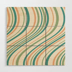 Wavy Stripes XXVI - Natural Boho Wood Wall Art Gallery Image 1