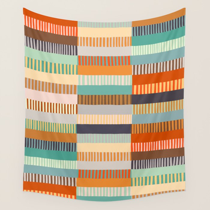 Fall Grandmother's Quilt I Wall Tapestry Gallery Image 4