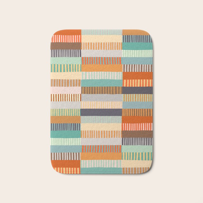 Fall Grandmother's Quilt I Bath Mat Gallery Image 1