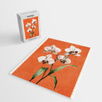 White Orchid Floral Art 3  Jigsaw Puzzle Gallery Image 2