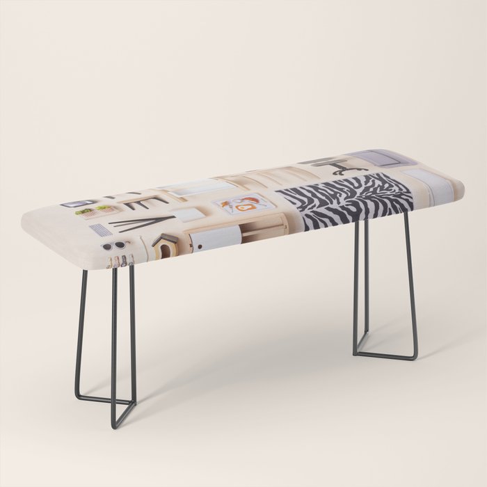 Dollhouse inventory / beige Bench Gallery Image 1