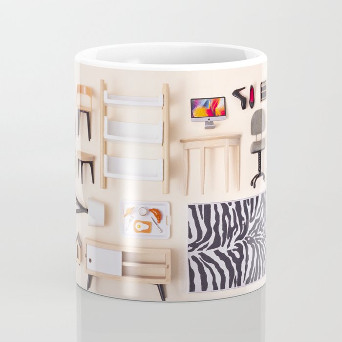 Dollhouse inventory / beige Coffee Mug Gallery Image 4
