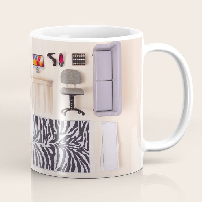 Dollhouse inventory / beige Coffee Mug Gallery Image 1
