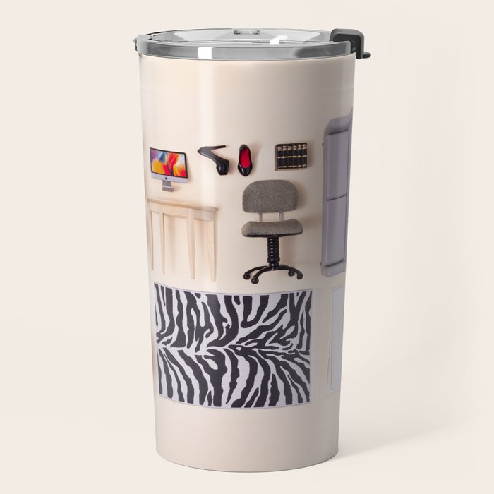 Dollhouse inventory / beige Travel Mug Gallery Image 2