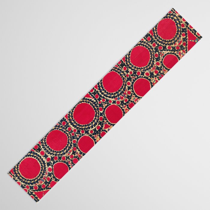 Tashkent Uzbekistan Central Asian Suzani Embroidery Print Table Runner Gallery Image 3