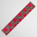 Tashkent Uzbekistan Central Asian Suzani Embroidery Print Table Runner Gallery Image 3