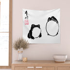 Matsumoto Hoji Frogs  Wall Tapestry Gallery Image 2