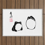 Matsumoto Hoji Frogs  Outdoor Rug Gallery Image 1