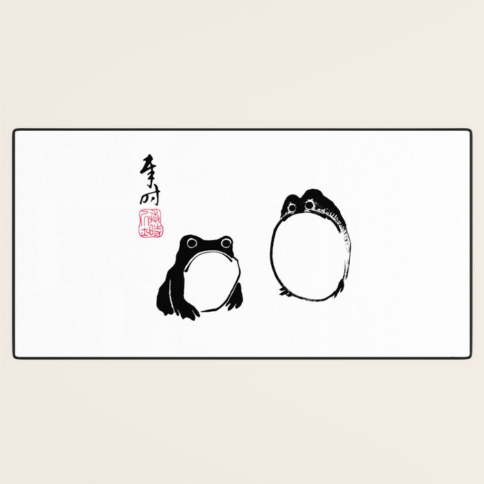 Matsumoto Hoji Frogs  Desk Mat Gallery Image 3