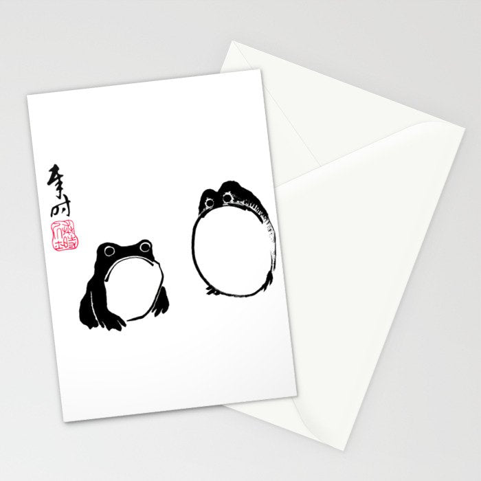 Matsumoto Hoji Frogs  Stationery Card Gallery Image 2