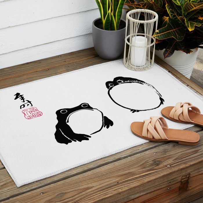 Matsumoto Hoji Frogs  Outdoor Rug Gallery Image 2