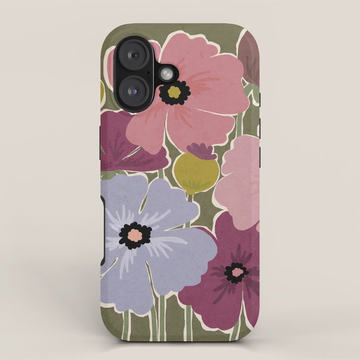 Flower Market - Opium Poppies iPhone Case Gallery Image 1
