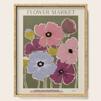 Flower Market - Opium Poppies Serving Tray Gallery Image 1