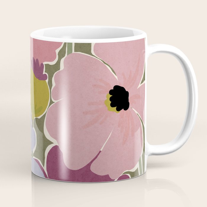 Flower Market - Opium Poppies Coffee Mug Gallery Image 1