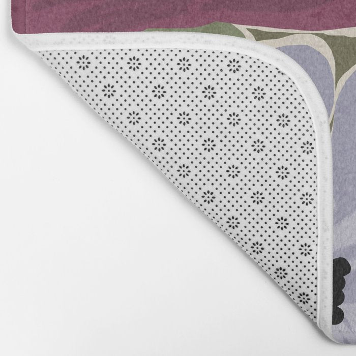 Flower Market - Opium Poppies Bath Mat Gallery Image 2