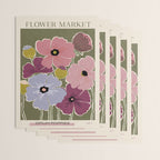 Flower Market - Opium Poppies Wrapping Paper Gallery Image 3