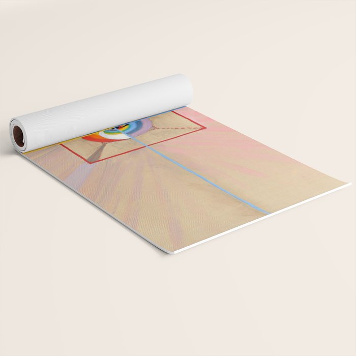Hilma af Klint "The Swan, No. 11, Group IX-SUW" Yoga Mat Gallery Image 2